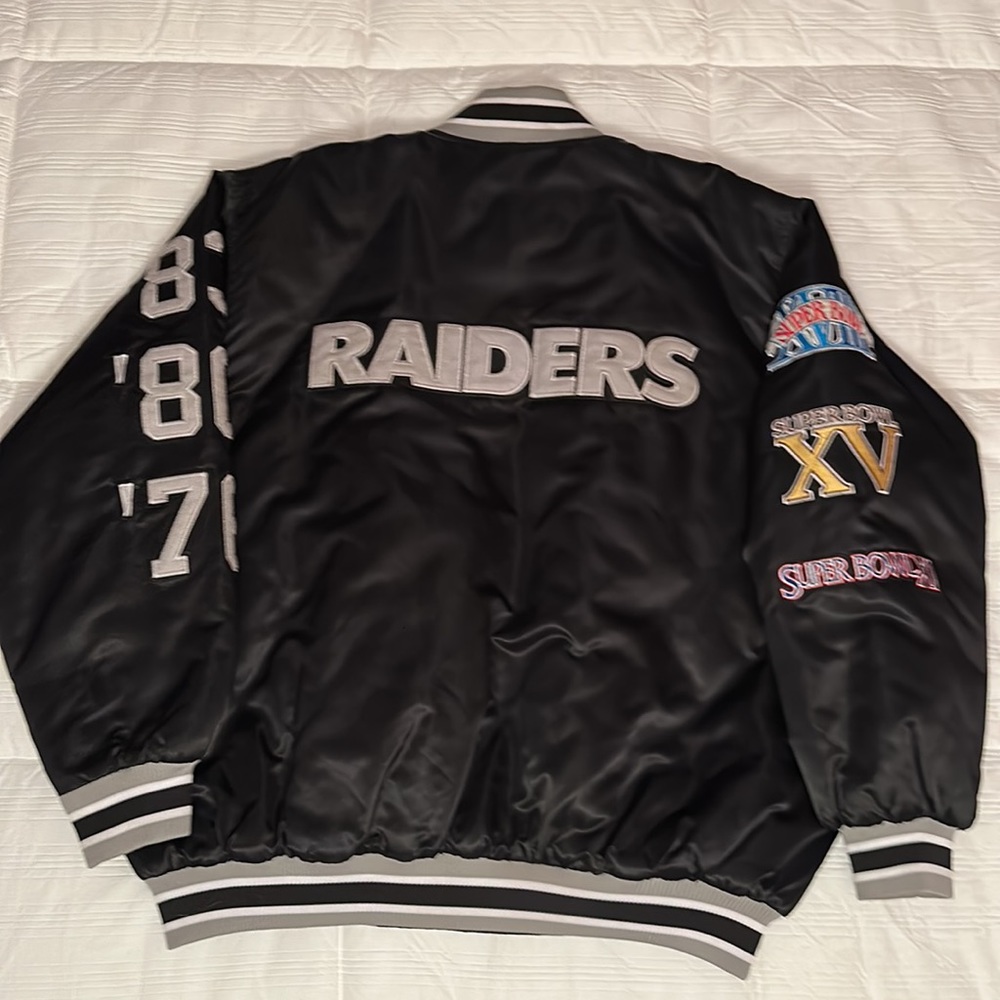 Raiders Satin Jacket - Picture 3 of 3